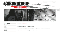 Desktop Screenshot of holocaust-chronologie.de